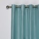 preview thumbnail 38 of 43, ATI Home Chatra Faux Silk Grommet Top Curtain Panel Pair