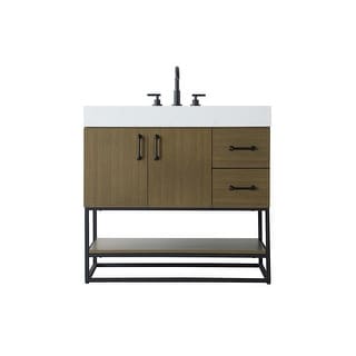 Elegant Lighting VF29236 Caroline 36" Free Standing Single Basin