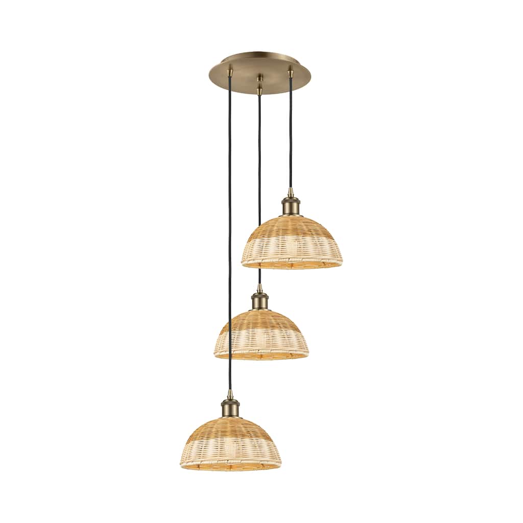 Innovations Lighting Endless Possibilities Ballston - Bristol Natural II - 3 Light 16" Cord Hung Multi Pendant