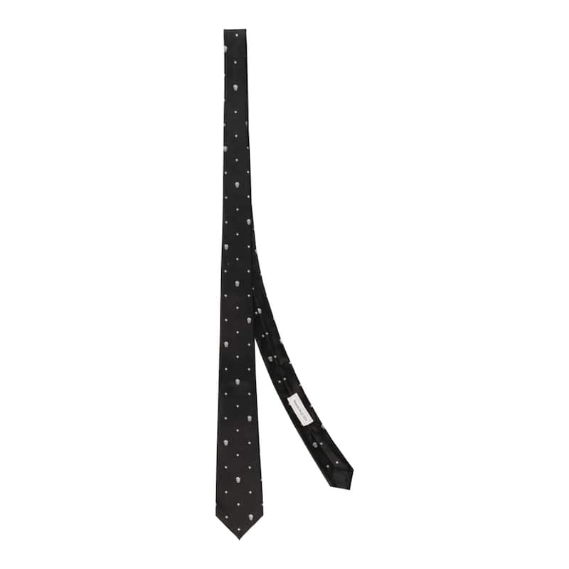 Alexander McQueen Stars And Skulls Silk Tie