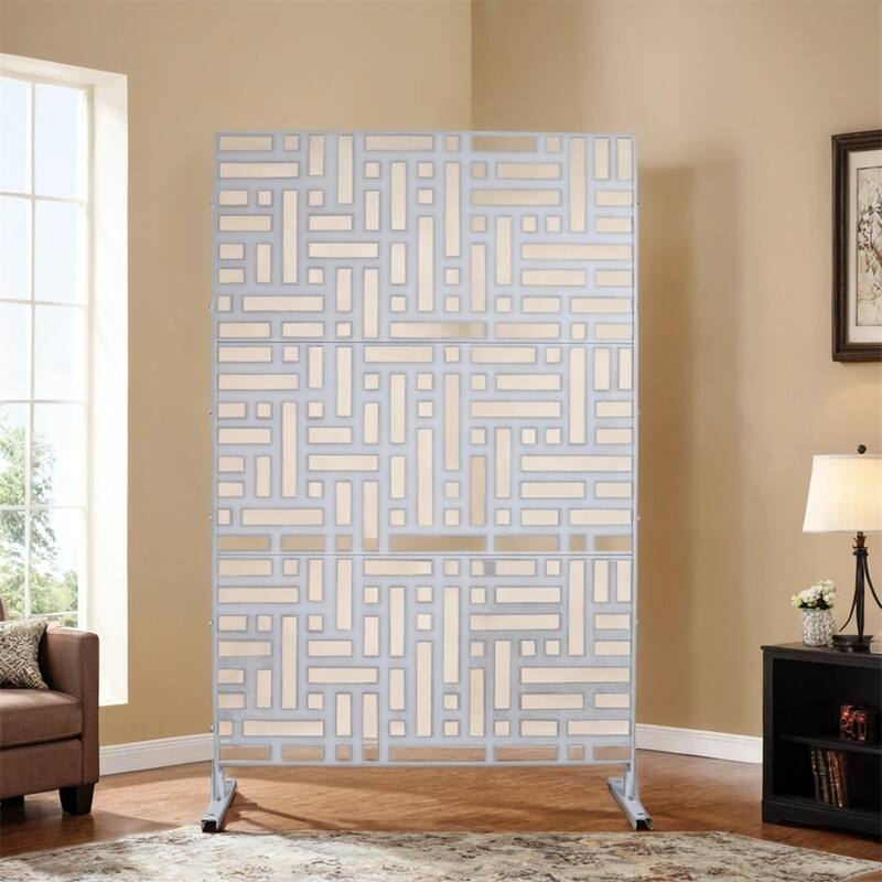 Outdoor & Indoor Freestanding Decorative Privacy Screen Privacy Screen