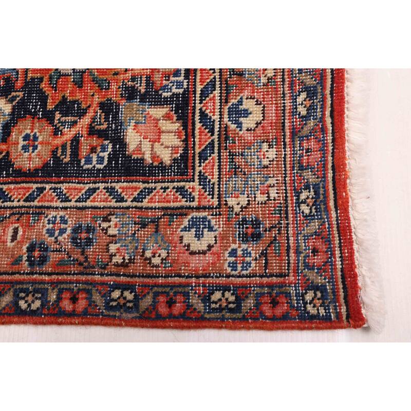 ECARPETGALLERY Hand-knotted Antalya Vintage Dark Copper Wool Rug - 9'4 x 12'10