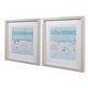 preview thumbnail 2 of 3, Uttermost Sea Glass Sandbar Framed Prints (Set of 2)