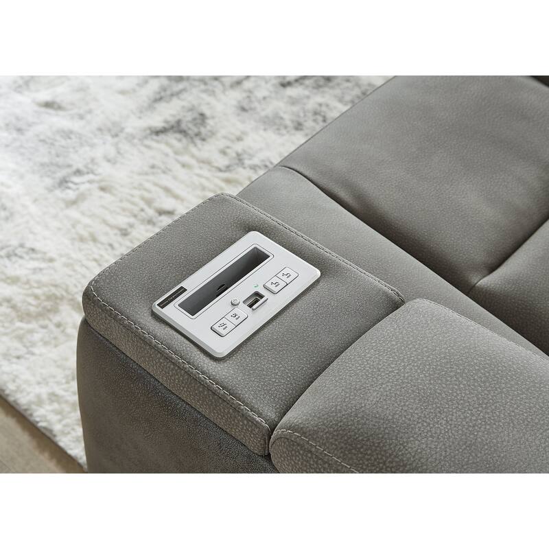 Signature Design by Ashley Next-Gen DuraPella Gray 2-Piece Upholstery Package - 86"W x 40"D x 43"H