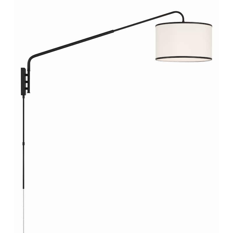 Crystorama Lighting Group MAL-601 Mallory 22" Tall Wall Sconce - Matte Black
