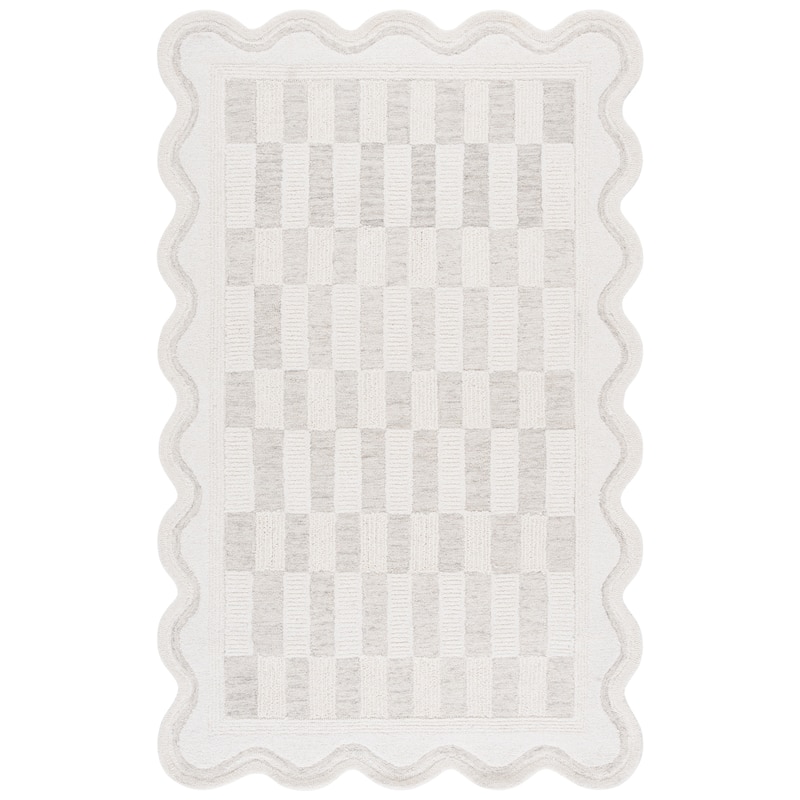 SAFAVIEH Handmade Ebony Bastiana Wool Rug