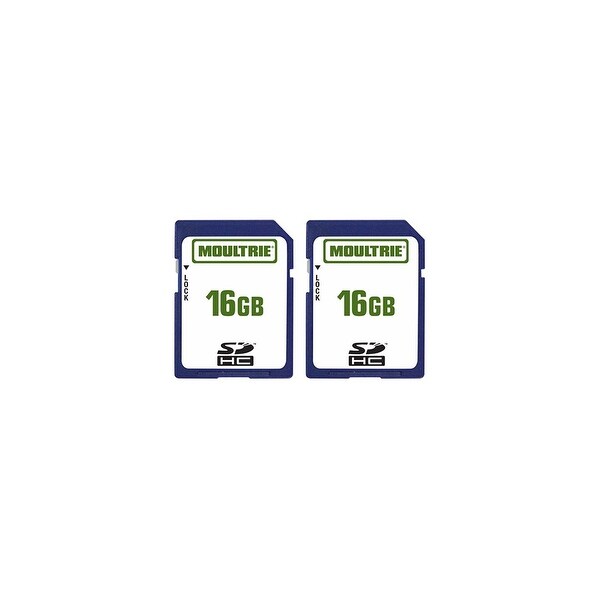 Moultrie MFHP12542 16GB SD Memory Card Store Data without Losing Quality - (2-Pack)