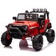 preview thumbnail 24 of 45, 24V Ride-On Car for Kids with Dual 200W Motors, LED Lights, Central Control System, Remote Control, and Music Red
