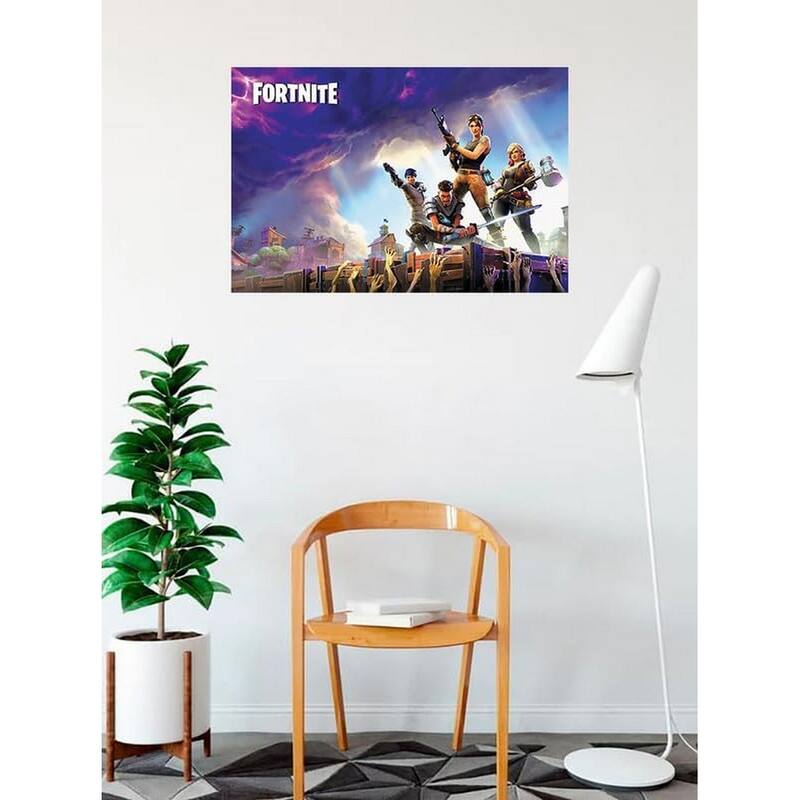 Fornite Zombies Art Poster - 24 x 36 Inch