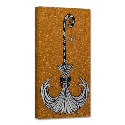 ChiChi Décor 'Glam Broomstick I' Halloween Canvas Wall Art