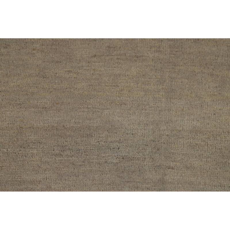 Beige & Gray Gabbeh Oriental Area Rug Handmade Wool Carpet - 5'5" x 7'11"