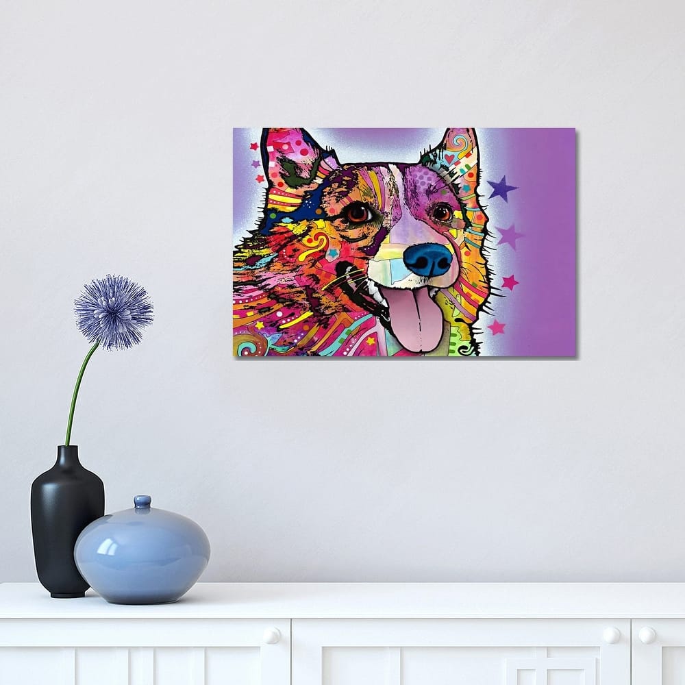 iCanvas "Corgi" by Dean Russo Canvas Print