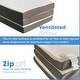 preview thumbnail 4 of 4, ONETAN,Folding Mattress, 3" & 4" Gel Memory Foam Portable Tri-fold Mattress
