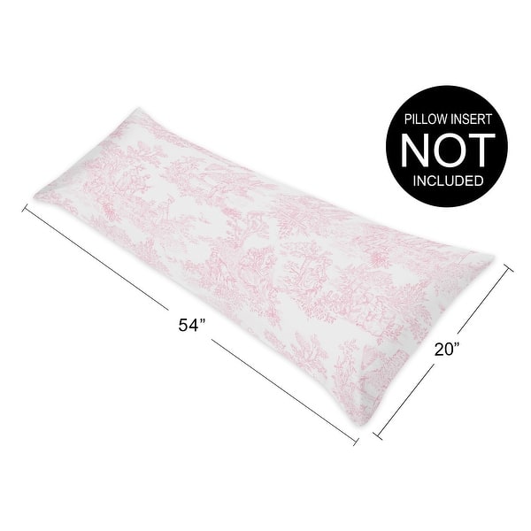 Pregnancy and Maternity Full Length Double Zippered Body Pillow by Sweet Jojo Designs Down Alternative Body Pillow