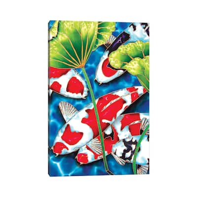iCanvas "Lotus Garden" by Daniel Jean-Baptiste Canvas Print