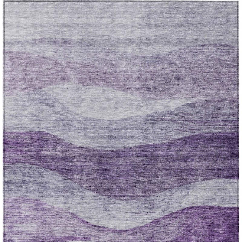 HomeRoots Abstract Transitional Rectangle Outdoor Rug