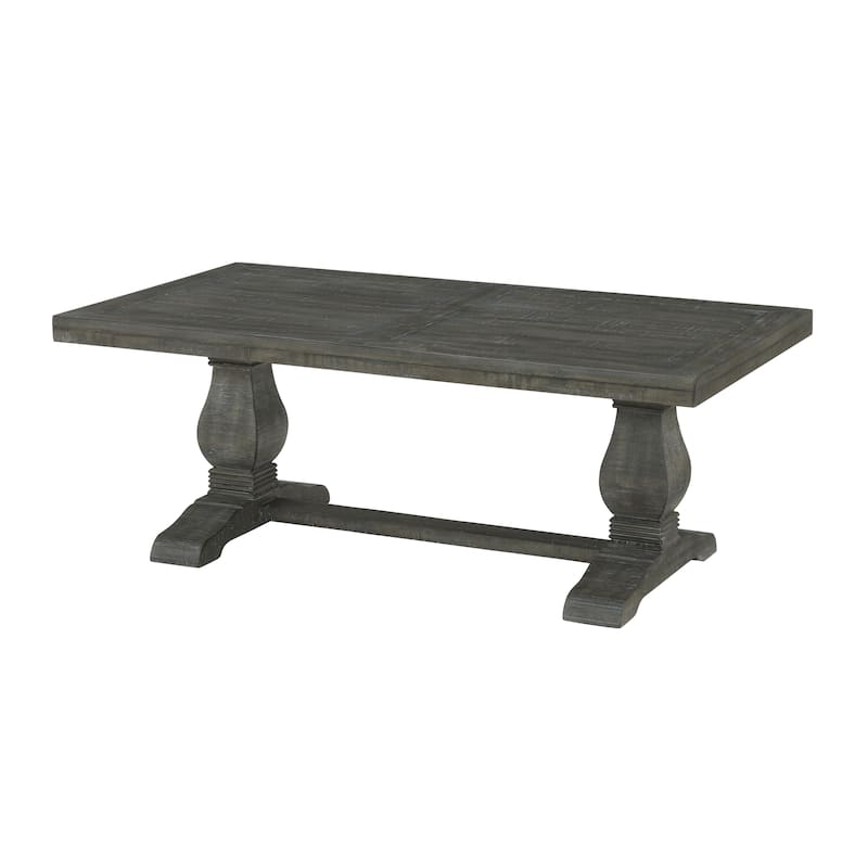 Napa 50" Solid Wood Pedestal Coffee Table