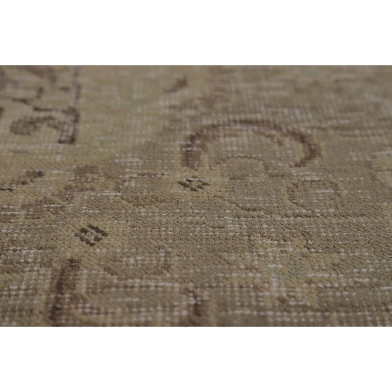 Tabriz Persian Vintage Area Rug Handmade Oriental Wool Carpet - 9'8" x 12'8"