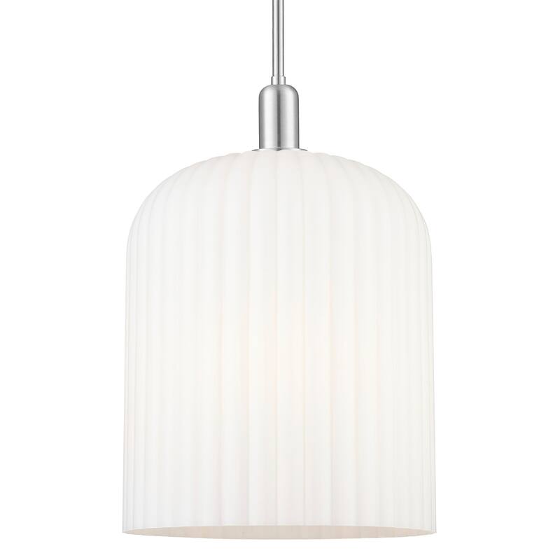 Innovations Lighting 716-3S-G559-12GWH Bridal Veil 3 Light 12" Wide - Brushed Satin Nickel