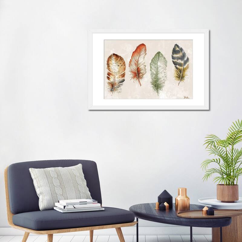 iCanvas "Watercolor Feathers" by Patricia Pinto