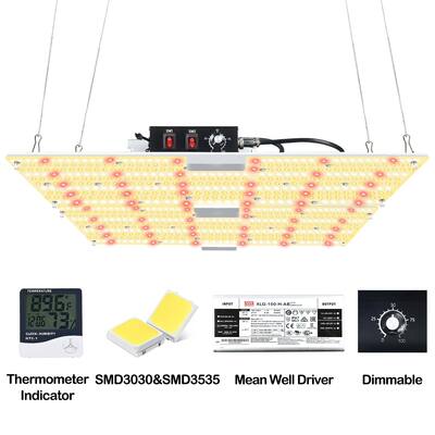 Dimmable 450W Led Grow-Lights For Indoor Plants Full-Spectrum - White