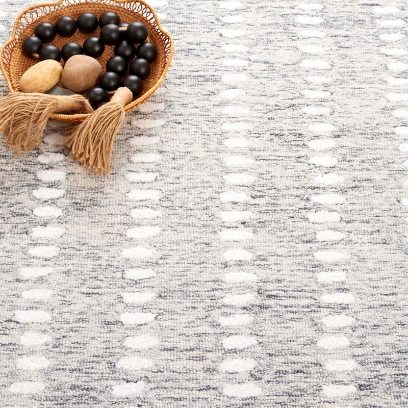 SAFAVIEH Handmade Abstract Damhnait Contemporary Wool Rug
