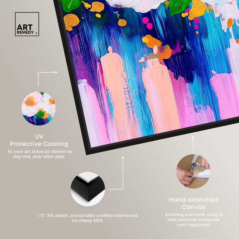 Contrast of Purity II Canvas by Art Remedy