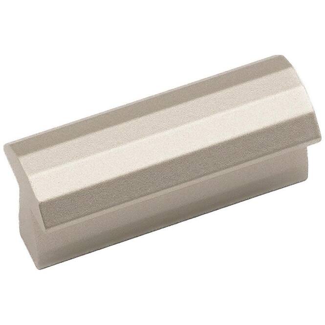 Alno A3002-1 Symmetry 1" Center to Center Faceted Linear Flush - Matte Nickel