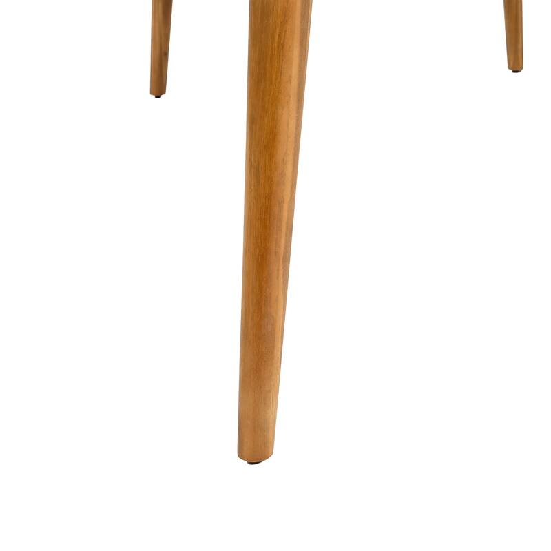 Christopher Knight Home - Lucas Acacia Wood Outdoor Dining Table with Modern Farmhouse Style - Teak Finish