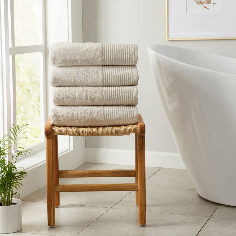Linery & Co. 100% Featherspun Cotton Quick-Dry Bath Towel