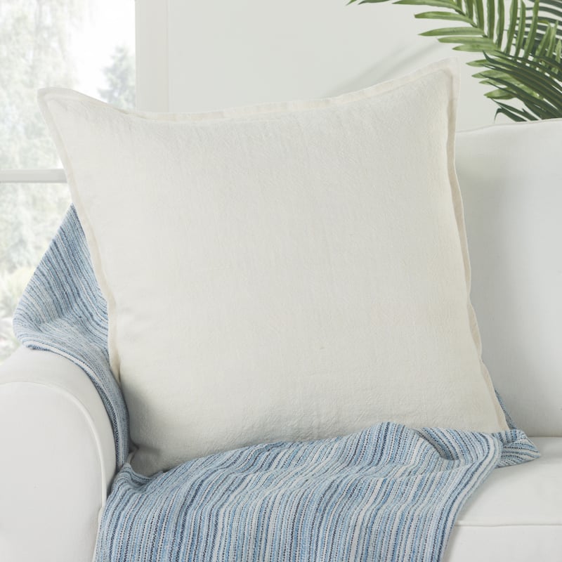 Bay Solid Throw Pillow