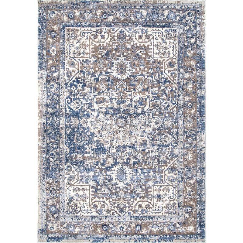 Nuloom Lilah Vintage Medallion Area Rug