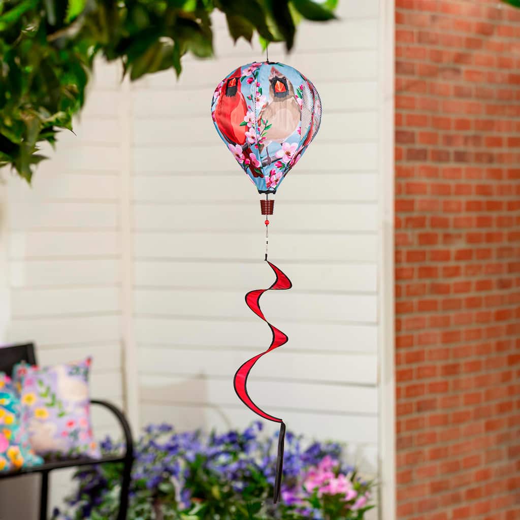 55" Cardinal Couple Balloon Spinner