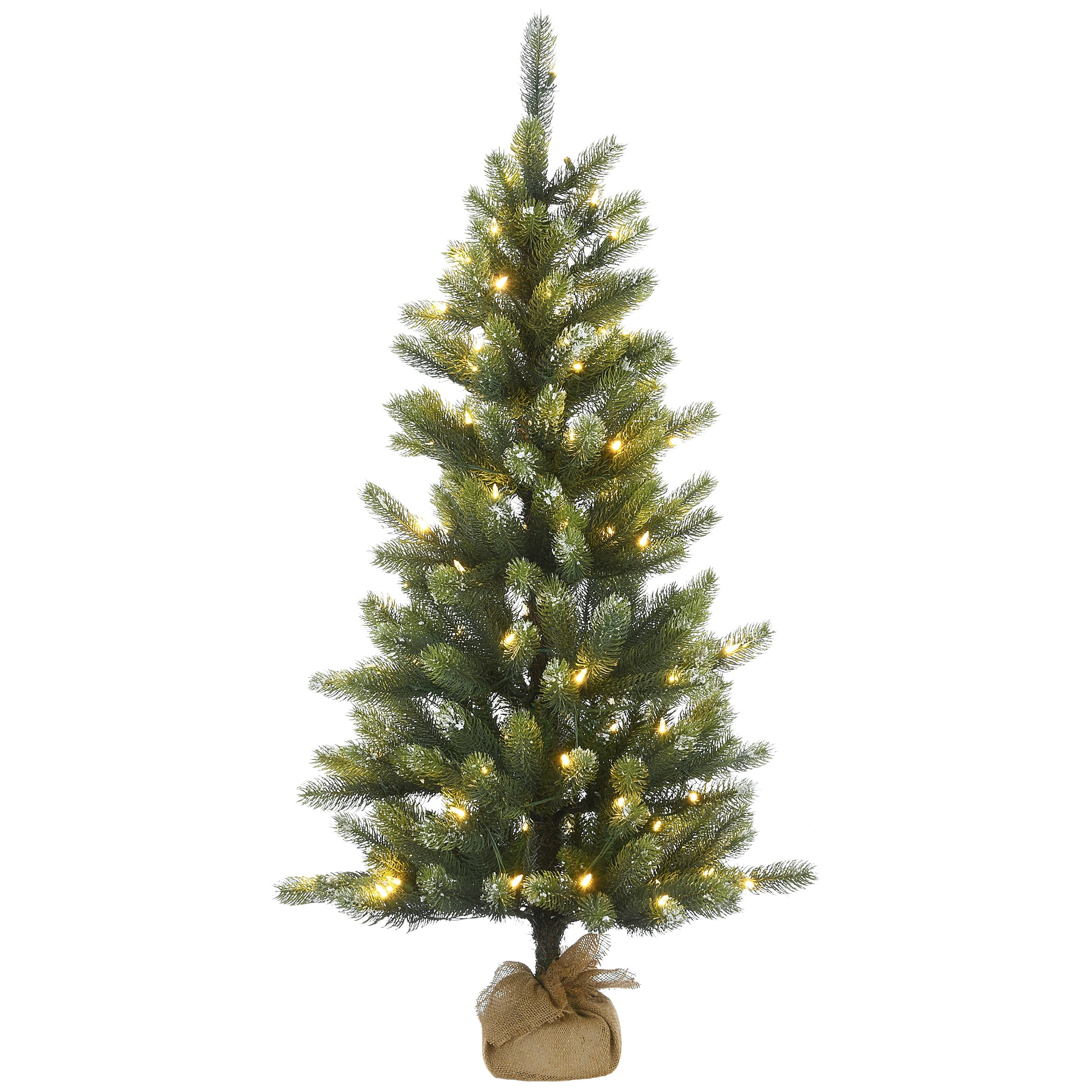 National Tree Company 4.5 ft. Trinity Spruce Tree with LED Lights - 4.5 Foot
