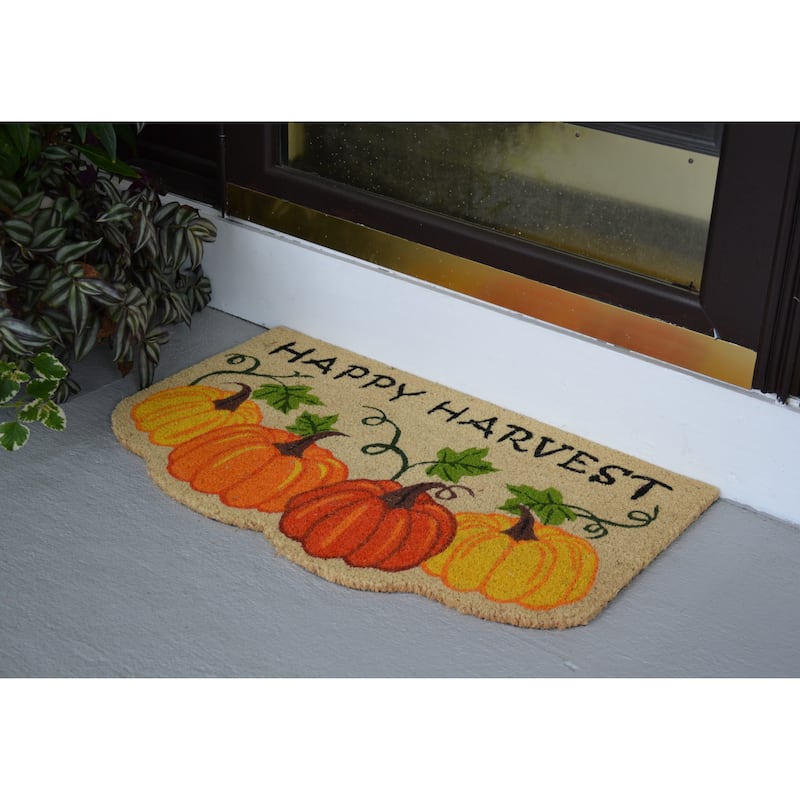 Happy Harvest Outdoor Coir Non Skid Doormat