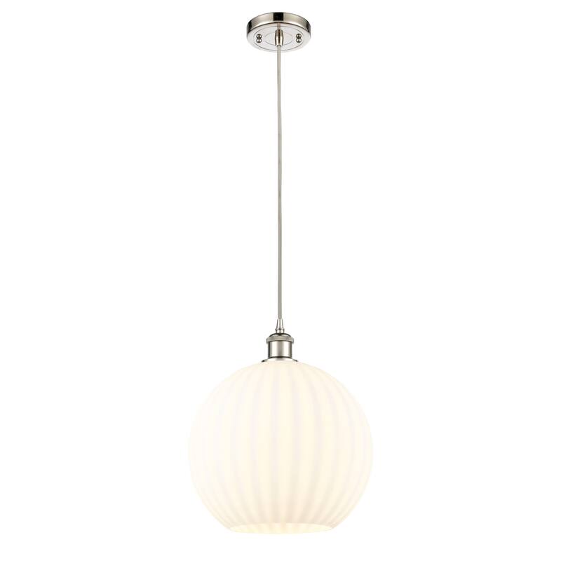 Innovations Lighting 516-1P-14-12 White Venetian Pendant White