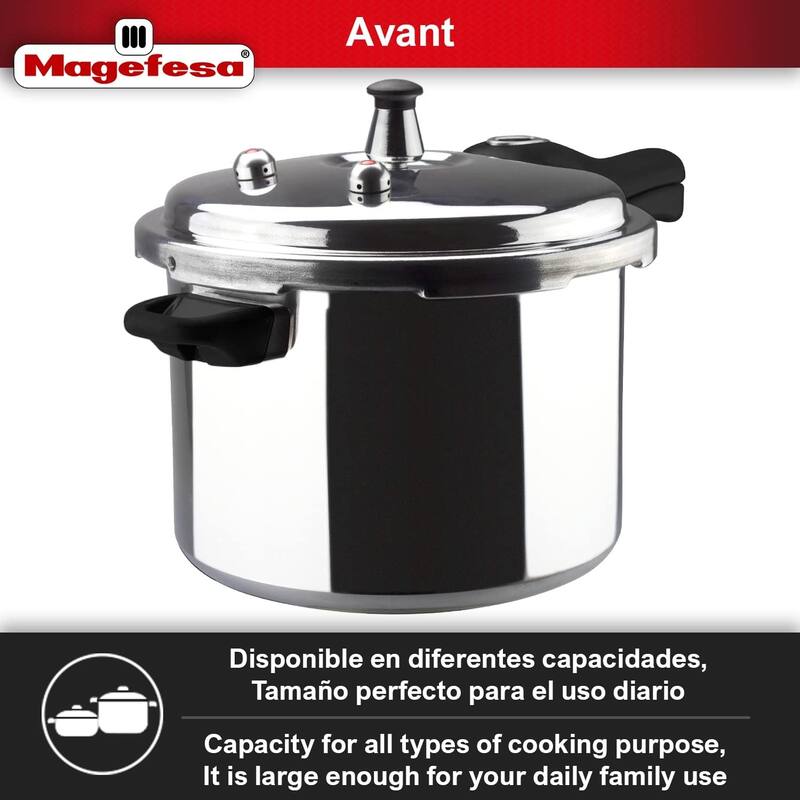 Magefesa Avant Aluminum Stovetop Pressure Cooker