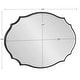 preview thumbnail 39 of 70, Kate and Laurel Leanna Scalloped Oval Wall Mirror