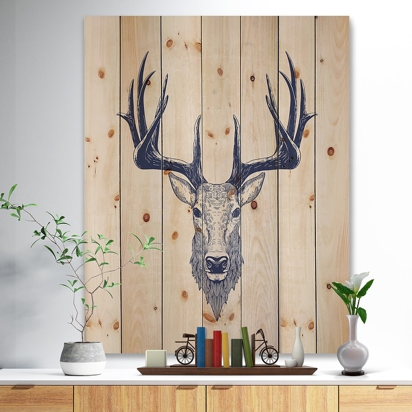Hunter Gifts FREE SHIPPING in US Brown Deer Print A Morning Drink 24 x 18 Print Wildlife Painting Gifts for Him Gifts for Her
