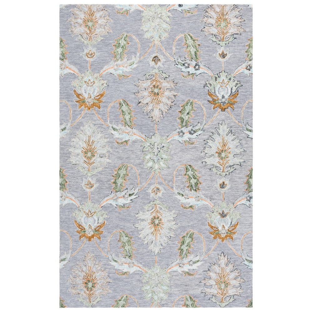 SAFAVIEH Handmade Jardin Gebkea Floral Wool Rug