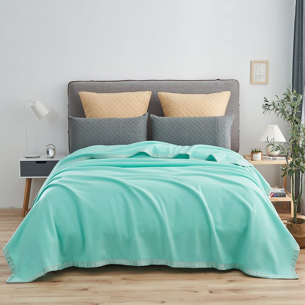 All Seasons Year Round Sheet Blanket with Satin Hem