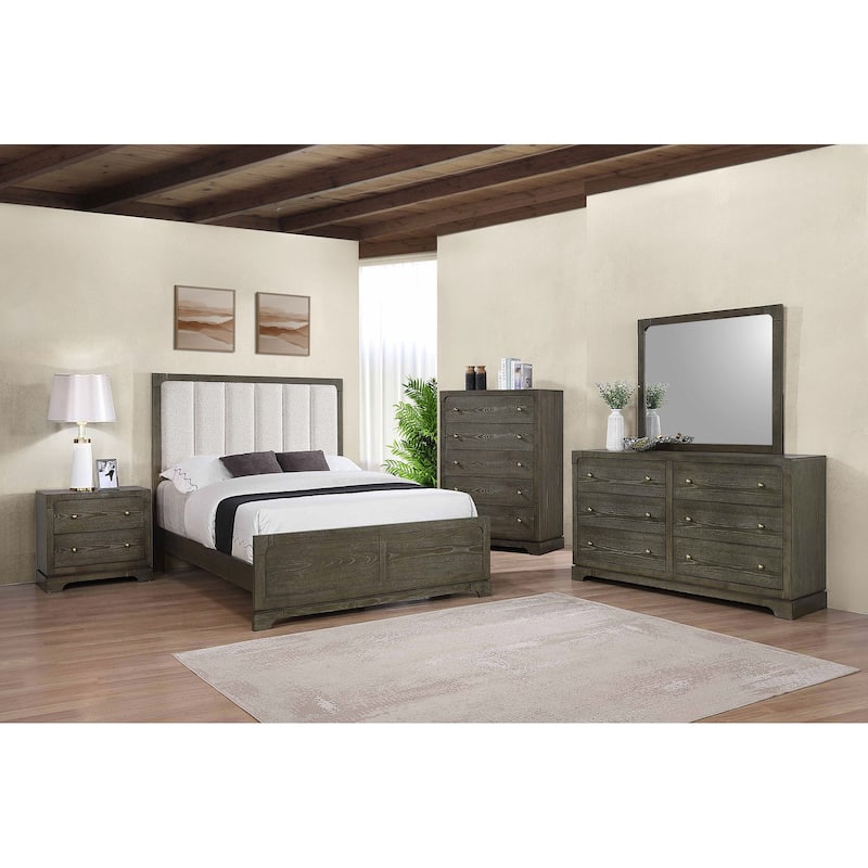 Gran Park Bedroom Set Dark Cocoa - Eastern King - 5 Piece