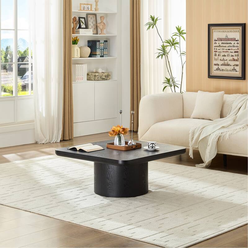 Square Coffee Table, Modern Design for Living Room Use