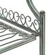 preview thumbnail 40 of 53, SAFAVIEH Amaris Victorian Wrought Iron 4-Tier Outdoor Bakers Rack. - 25" W x 15" D x 63" H