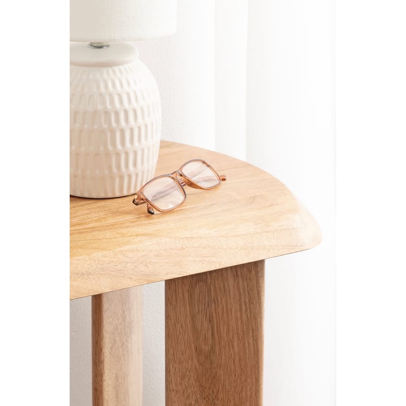 Kate and Laurel Vaux Chunky Side Table - 22x14x22