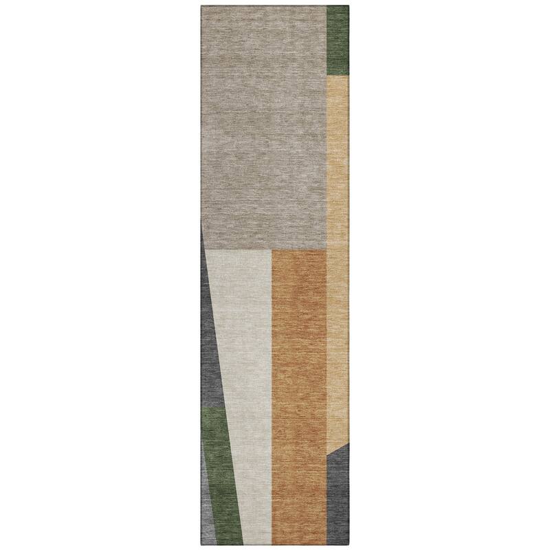 Machine Washable Indoor/ Outdoor Contemporary Jolie Chantille Rug