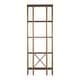 preview thumbnail 4 of 2, Uttermost Karishma 32" Wide 4 Shelf Wood and Metal Shelving Unit