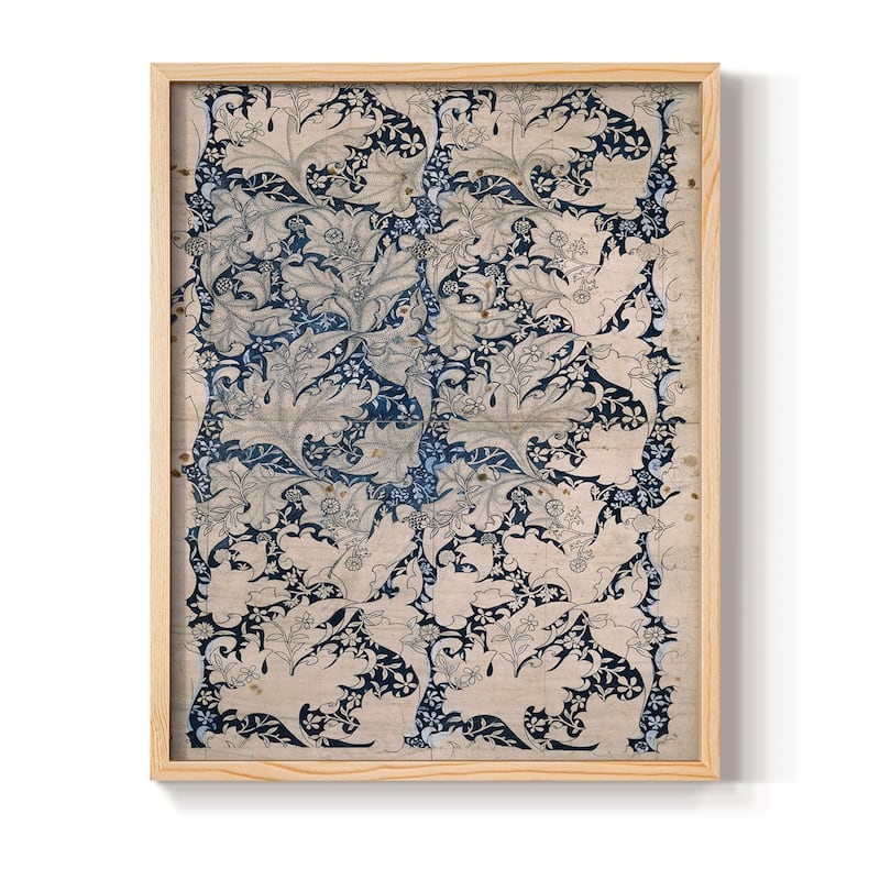 Vintage Abstract Print CXIV -Framed Print