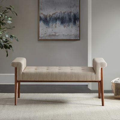 Mason Tan Accent Bench by INK+IVY