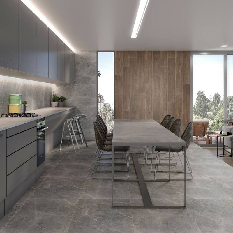 The Tile Life Alastair 24x48 Silver Porcelain Floor & Wall Tile - Case of 2 (15.49 Sq. ft.)